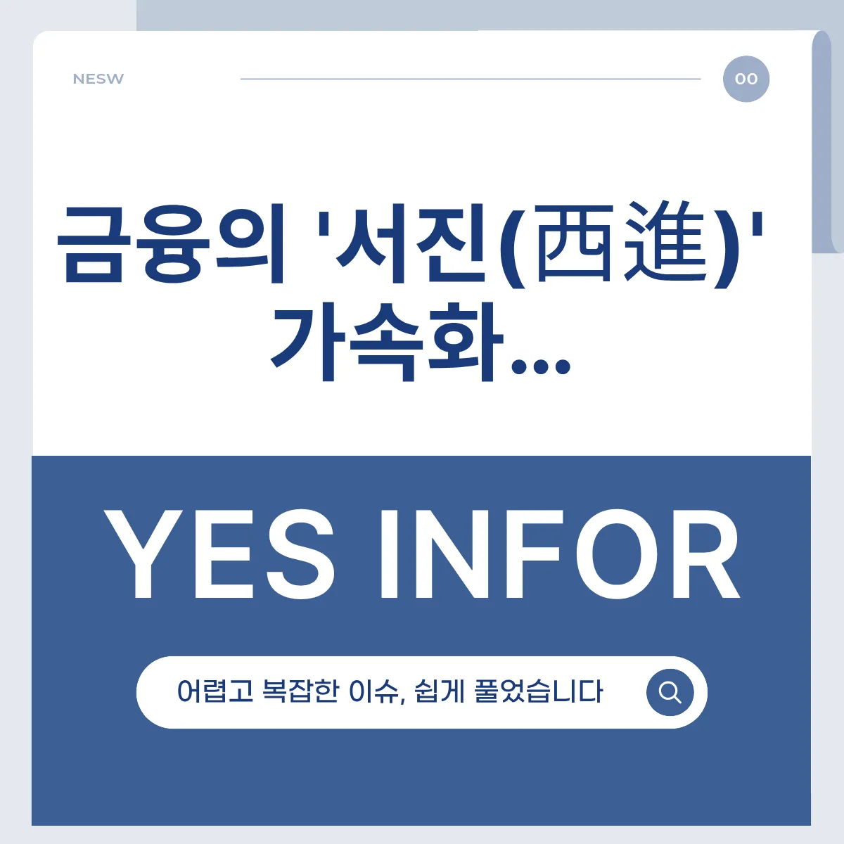 금융의 '서진(西進)' 가속화…